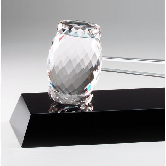 Elegant Crystal Gavel