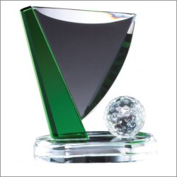 Golf Ball Crystal Award