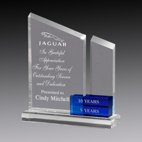 Elegant Perpetual Crystal Award