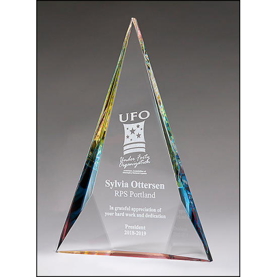 Prism-Effect Diamond Series Crystal Award
