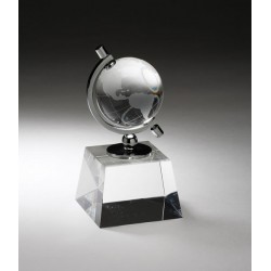 Crystal Spinning Globe