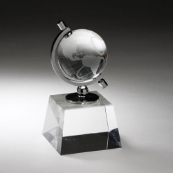 Crystal Spinning Globe