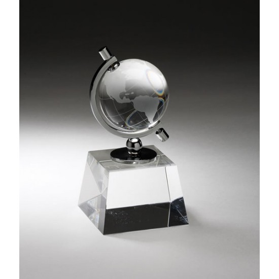 Crystal Spinning Globe