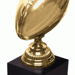 Football Brass Plated Trophy