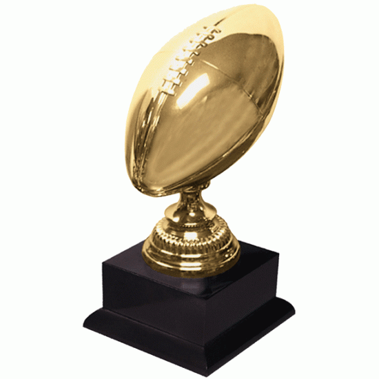 Football Brass Plated Trophy