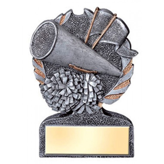 Resin Cheerleader 5" Trophy Resin Cheerleader 5" Trophy