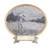 Resin Shield Golf 8.5" x 8" Trophy