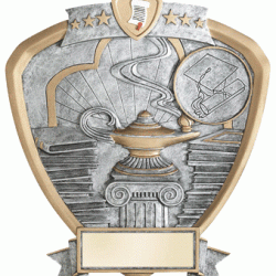 Resin Shield Academic 8.5 x 8 Trophy