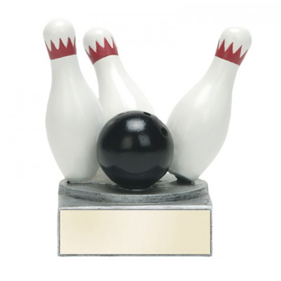 Color TEK Resin Bowling 4" Trophy Color TEK Resin Bowling 4" Trophy