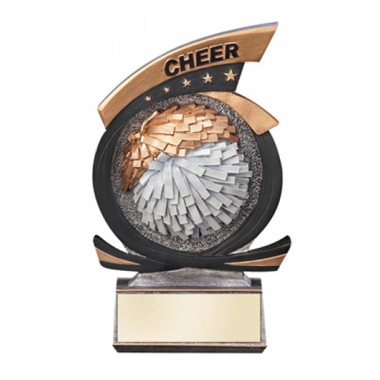 Cheerleader Resin 7" Trophy