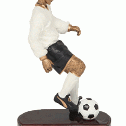 Full Color 8" Resin Sculpture Soccer Trophy