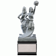 Double Action 9" Resin Sculpture Trophy