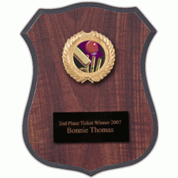 Cherry Finish Plaque