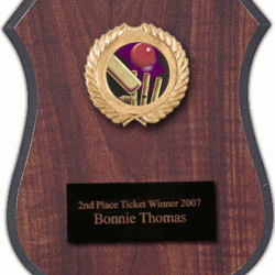 Cherry Finish Plaque