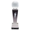 Prism Optical Crystal Baseball Trophy