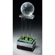Pillars Golf Optical Crystal Award