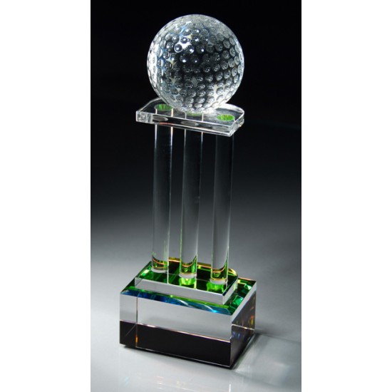 Pillars Golf Optical Crystal Award