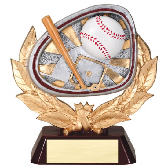 Color 5.5" Resin Stamford Series Baseball Trophy Color 5.5" Resin Stamford Series Baseball Trophy