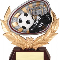 Color 5.5" Resin Stamford Series Soccer Trophy