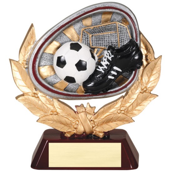 Color 5.5" Resin Stamford Series Soccer Trophy