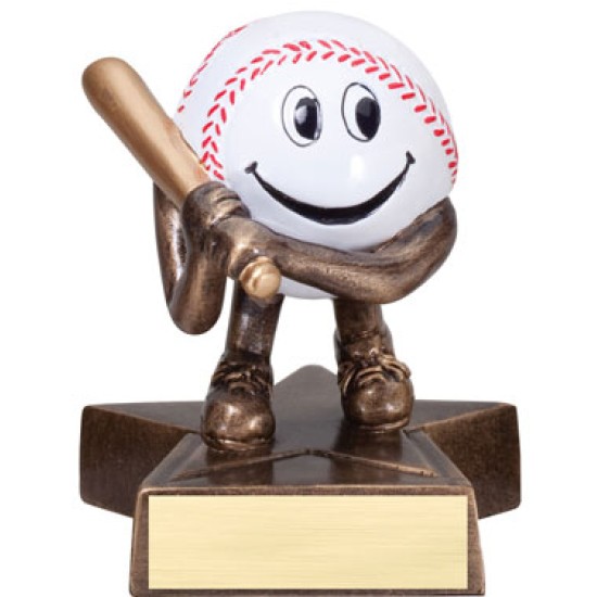 Lil Buddy Resin 4" Sculpture Baseball Trophy