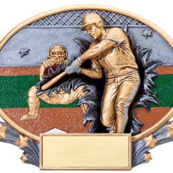 Xplosion Ovals 7.25" x 6" Resin Baseball Trophy