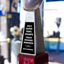 Super Bowl Lombardi Style Fantasy Football Trophy