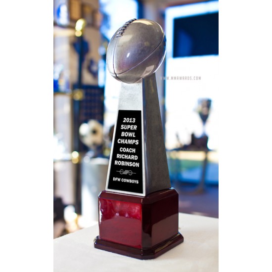 Super Bowl Lombardi Style Fantasy Football Trophy