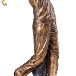 Beautiful Multi-Color Large Statuettes Trophy