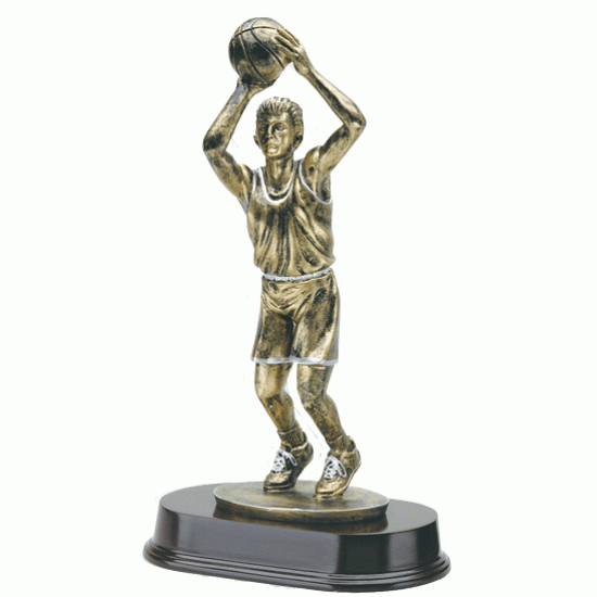 Resin 12 Sculpture Basketball Trophy