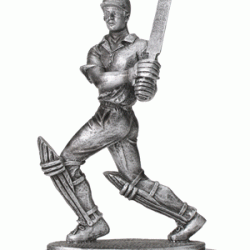 Resin 7" Sculpture Cricket Trophy