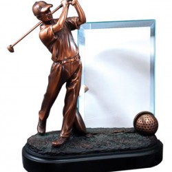 Resin Golf Sculpture Trophy