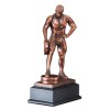 Resin Sculpture Male Bar In Hand Trophy