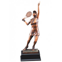 Resin Tennis Trophy
