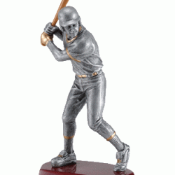 Resin 7.25" Sculpture Baseball Trophy