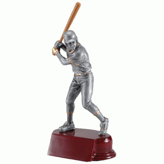 Resin 7.25" Sculpture Baseball Trophy