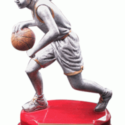 Resin 5.75" Sculpture Basketball Trophy