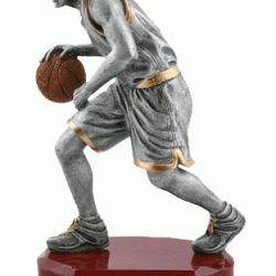 Resin 8" Sculpture Basketball Trophy