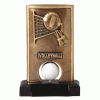 Color 6" Resin Spinning Vollyball Trophy