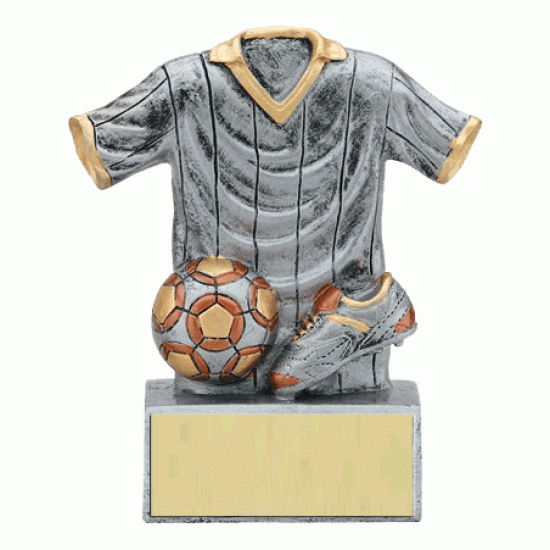 Full Color 4.25" Resin Jersey Soccer Trophy