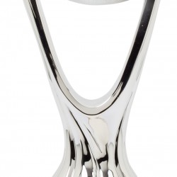 Silver Finished Resin Football Trophy