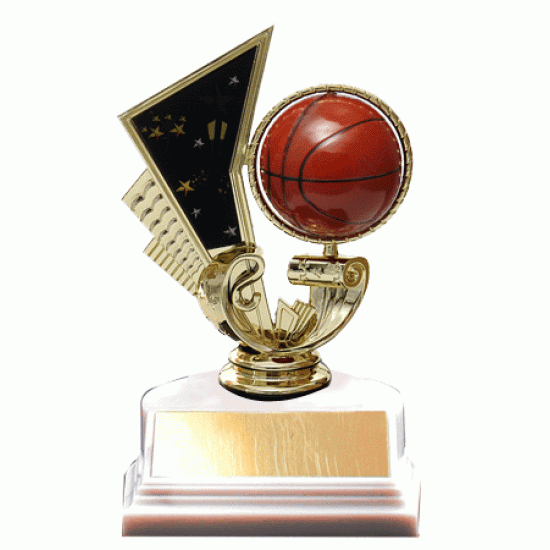 Spinning Basketball 5.5" Trophy