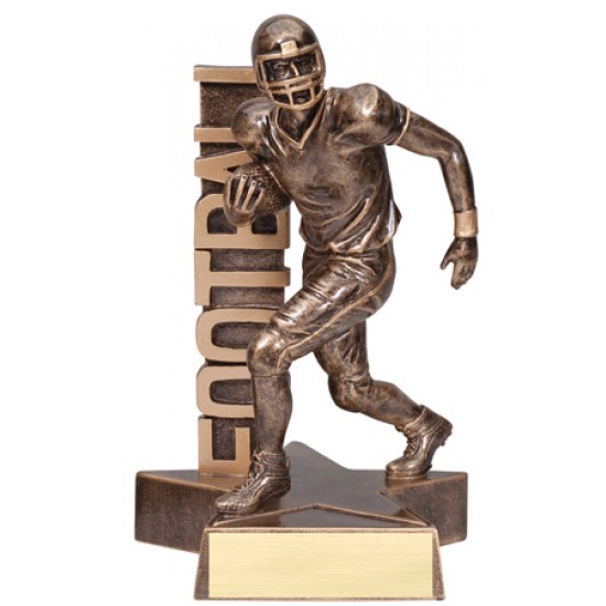 Running Star 6.5" Resin Sculpture Baseball Trophy