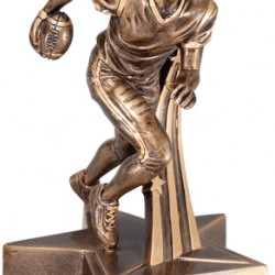 Running Star 6.5" Resin Sculpture Baseball Trophy