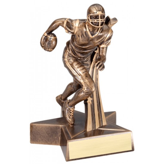 Running Star 6.5" Resin Sculpture Baseball Trophy