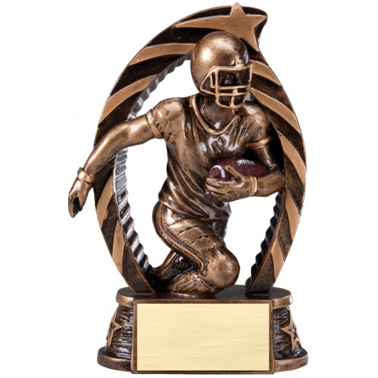 Running Star 5.5" Resin Sculpture Baseball Trophy