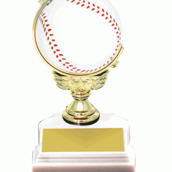 Spinning Baseball 6" Trophy