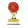 Spinning Basketball 6" Trophy