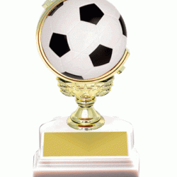 Spinning Soccer 6" Trophy