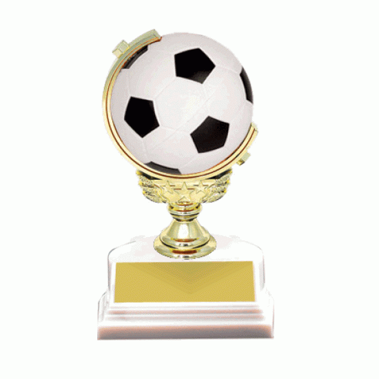 Spinning Soccer 6" Trophy